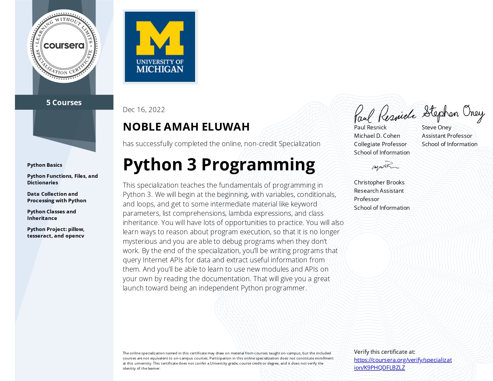 Python Programming